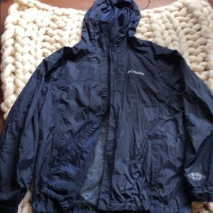 Columbia Mens Omni-tech Rainjacket - L